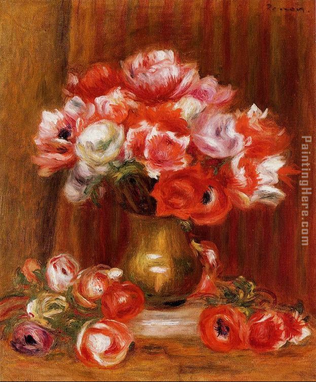 Pierre Auguste Renoir Anemones 3